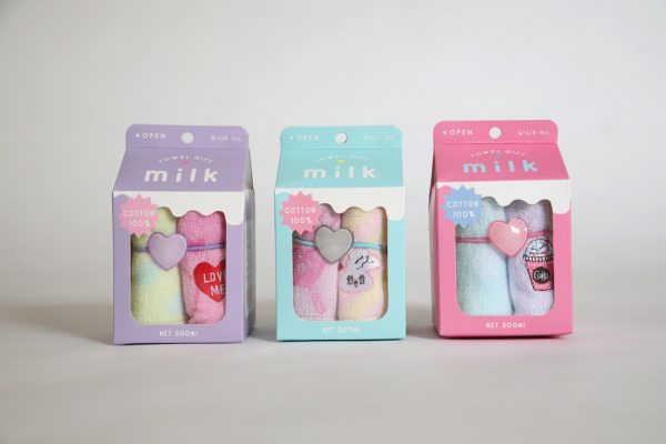 【タオルギフトセット　milk】オルチャン気分が高まるギフト