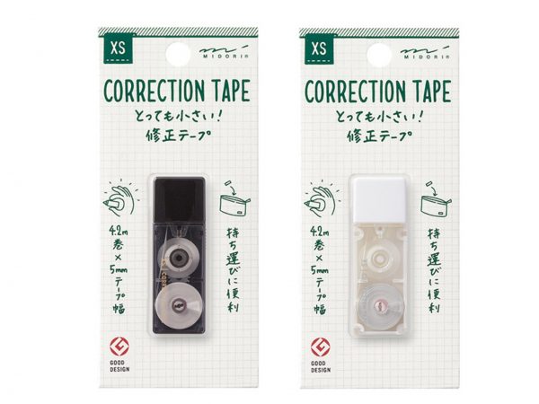 【MIDORI　小さな文房具②】重さはたったの6グラム！！手のひらにすっぽり収まる修正テープ