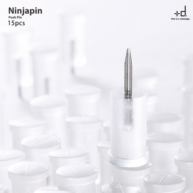 新生活に♪模様替えに♪ピン跡が目立たない“壁にやさしい画鋲”【KONCENT ニンジャピン】