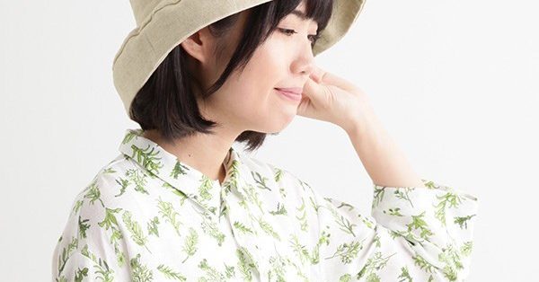 旅行やアウトドアに持って行きたい♪【志成販売 折りたためて洗える リネン ストールハット】