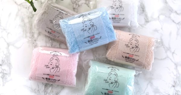 驚きの吸水性でお肌に優しい♪おぼろタオル 専顔タオル