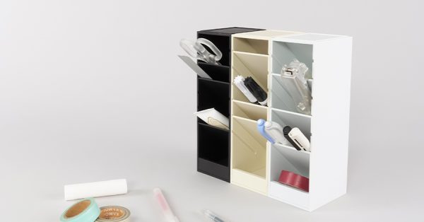 デスク回りをスッキリ整理！カール事務器｜ツールスタンド　マグネット付き